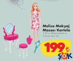 OYUNCAK MELİSA MAKYAJ MASASI KARTELA